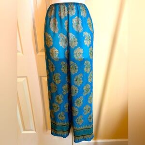 Semi Sheer Elastic Waist Pants | Size Large